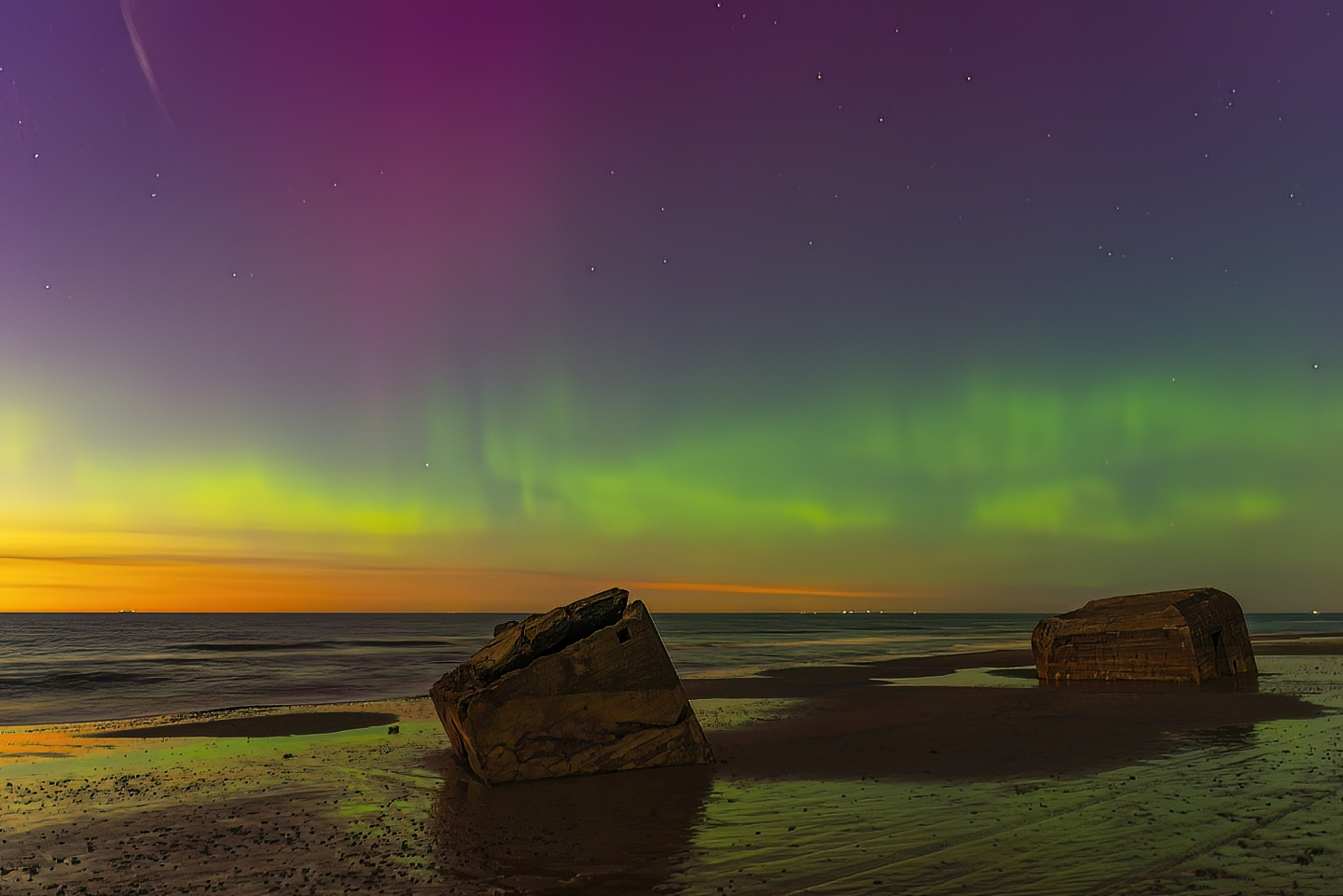 Aurora borealis Kandestederne 27-02-23